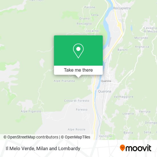 Il Melo Verde map