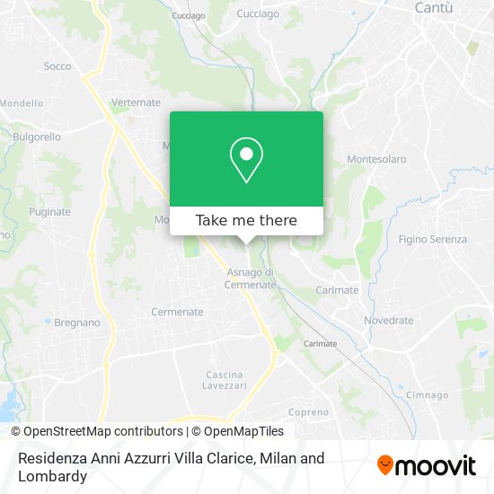 Residenza Anni Azzurri Villa Clarice map