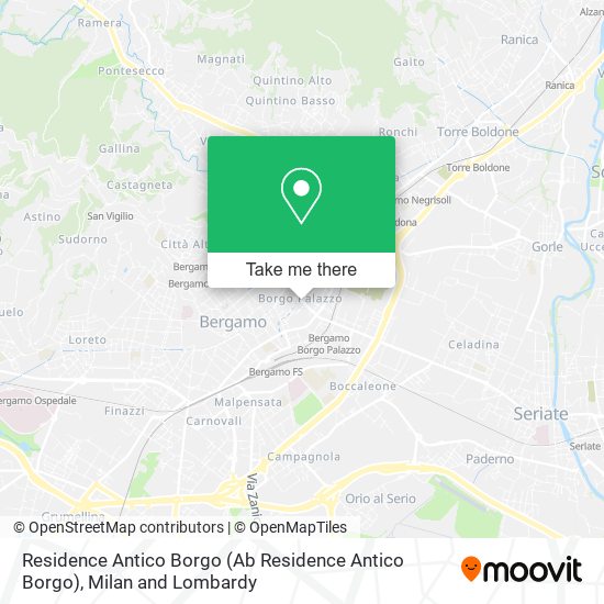 Residence Antico Borgo map