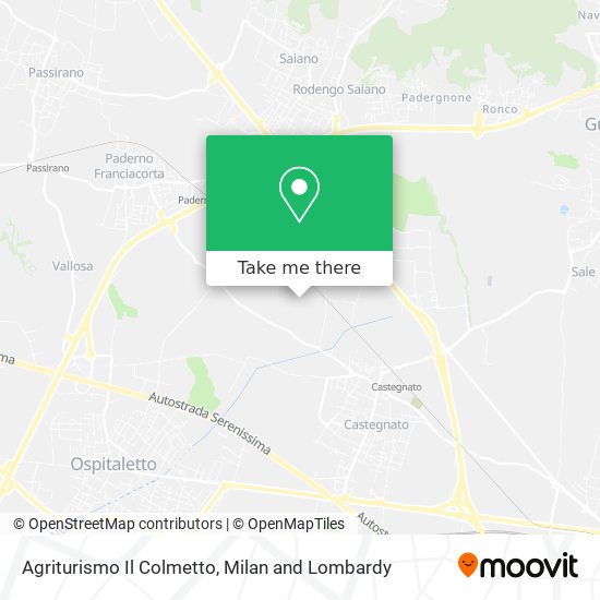 Agriturismo Il Colmetto map