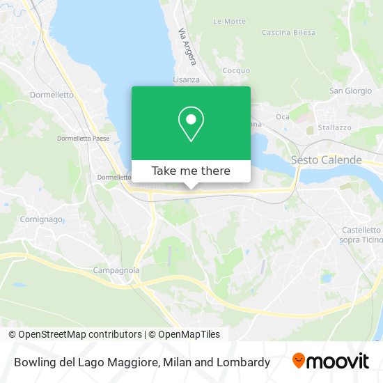 Bowling del Lago Maggiore map