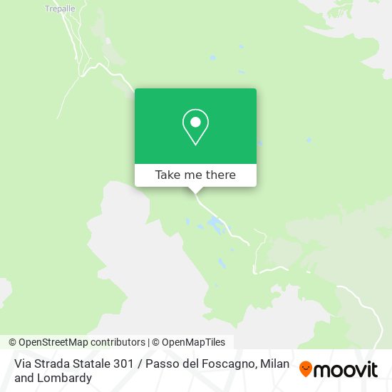 Via Strada Statale 301 / Passo del Foscagno map