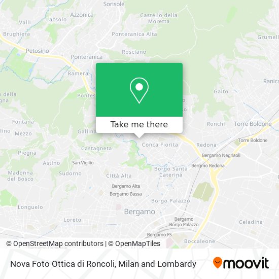 Nova Foto Ottica di Roncoli map