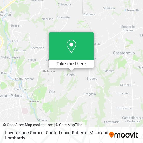 Lavorazione Carni di Costo Lucco Roberto map