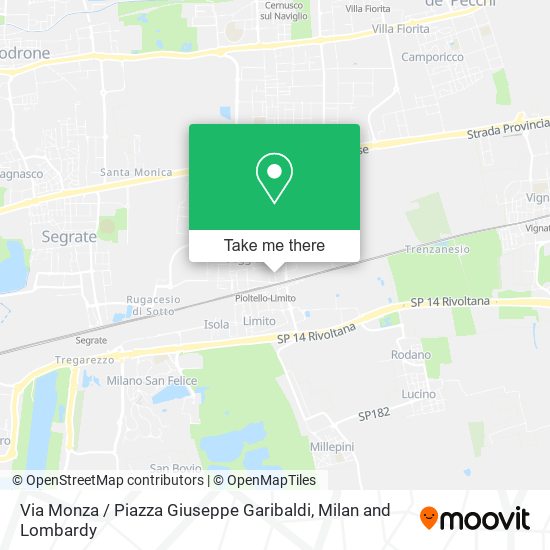 Via Monza / Piazza Giuseppe Garibaldi map