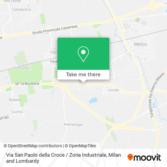 Via San Paolo della Croce / Zona Industriale map