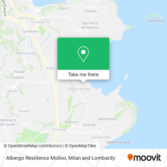 Albergo Residence Molino map