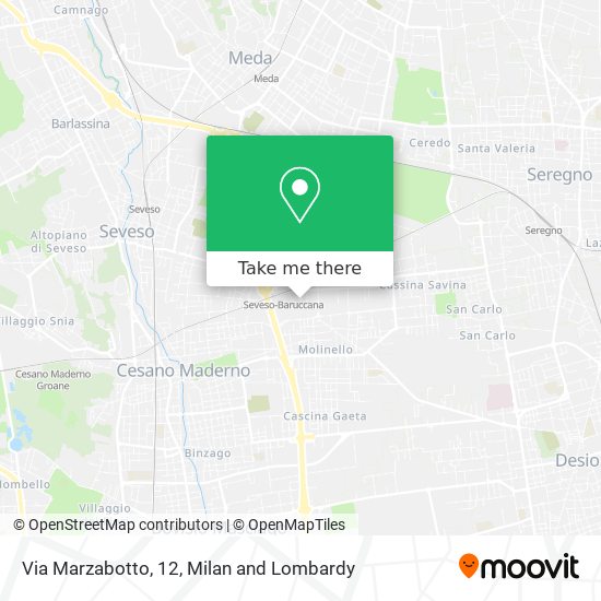 Via Marzabotto, 12 map