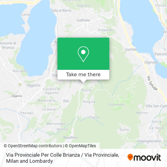 Via Provinciale Per Colle Brianza / Via Provinciale map