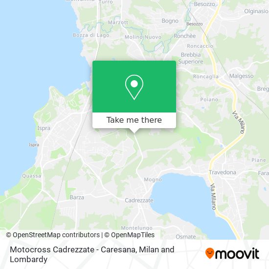 Motocross Cadrezzate - Caresana map