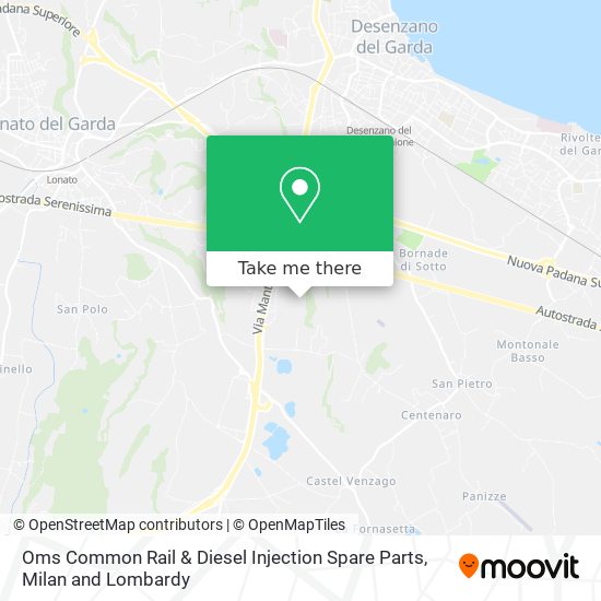 Oms Common Rail & Diesel Injection Spare Parts map