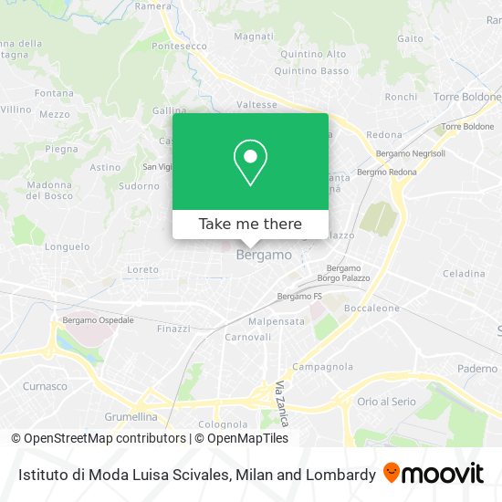 Istituto di Moda Luisa Scivales map