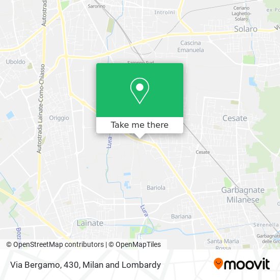 Via Bergamo, 430 map