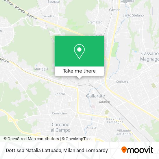 Dott.ssa Natalia Lattuada map