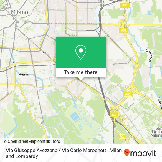 Via Giuseppe Avezzana / Via Carlo Marochetti map