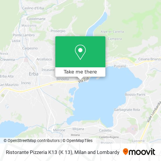 Ristorante Pizzeria K13 (K 13) map