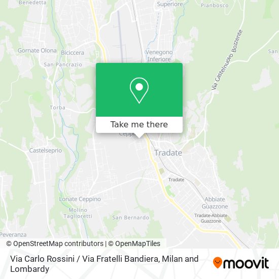 Via Carlo Rossini / Via Fratelli Bandiera map