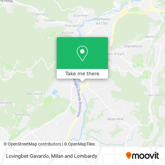 Lovingbet Gavardo map