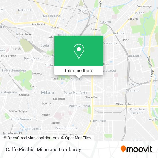 Caffe Picchio map