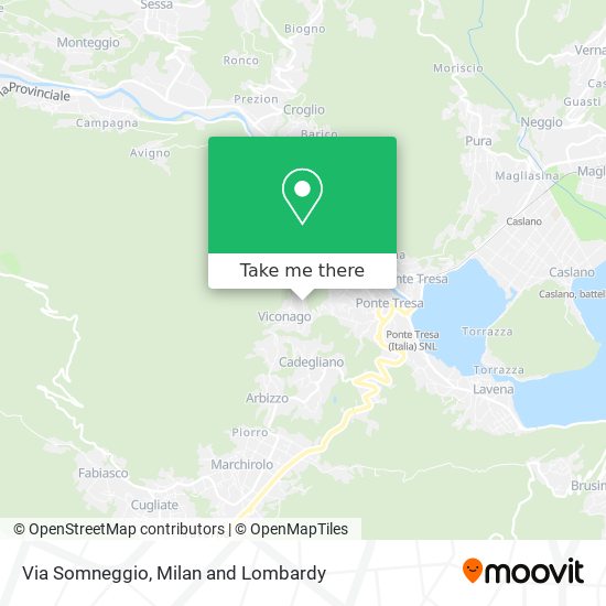 Via Somneggio map
