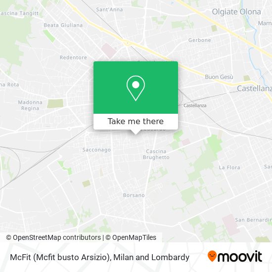 McFit (Mcfit busto Arsizio) map