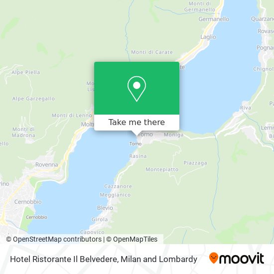 Hotel Ristorante Il Belvedere map