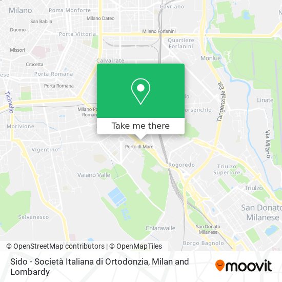 Sido - Società Italiana di Ortodonzia map