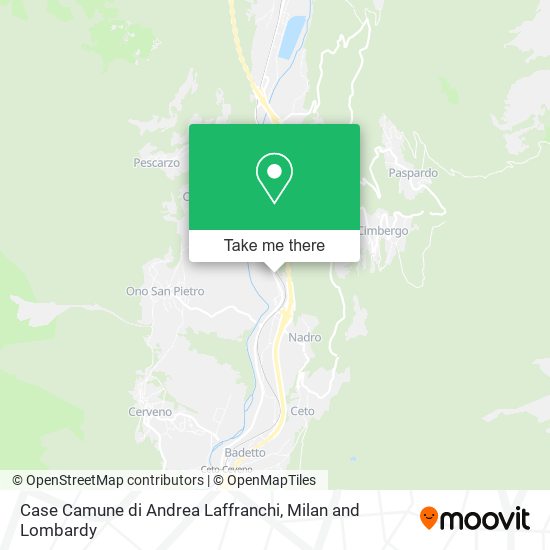 Case Camune di Andrea Laffranchi map