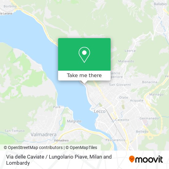 Via delle Caviate / Lungolario Piave map