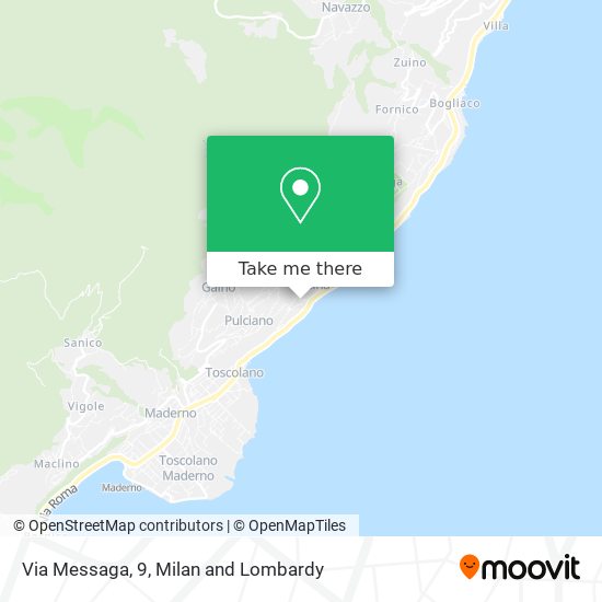Via Messaga, 9 map