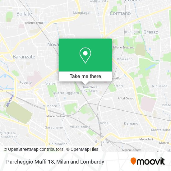 Parcheggio Maffi 18 map