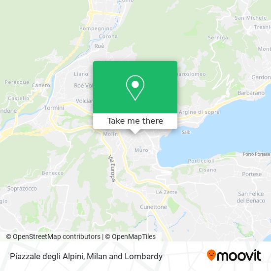 Piazzale degli Alpini map