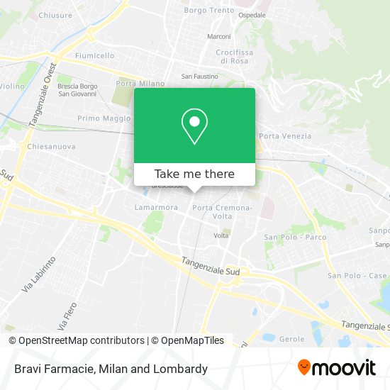 Bravi Farmacie map