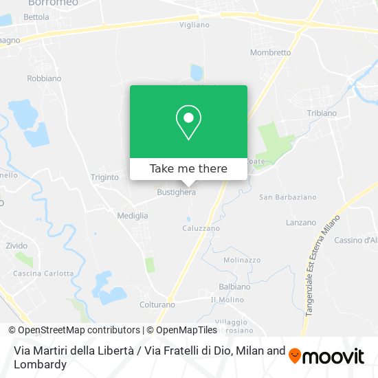 Via Martiri della Libertà / Via Fratelli di Dio map