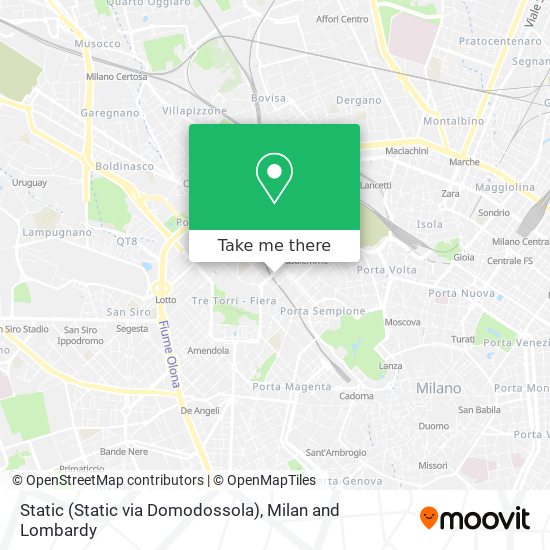 Static (Static via Domodossola) map