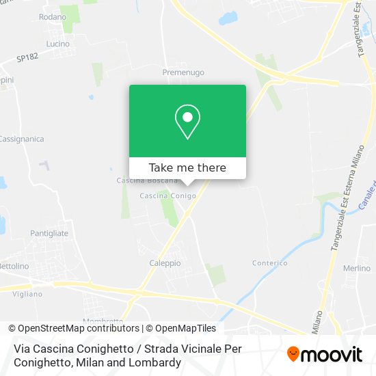 Via Cascina Conighetto / Strada Vicinale Per Conighetto map