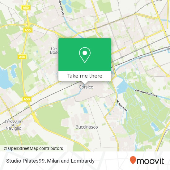 Studio Pilates99 map