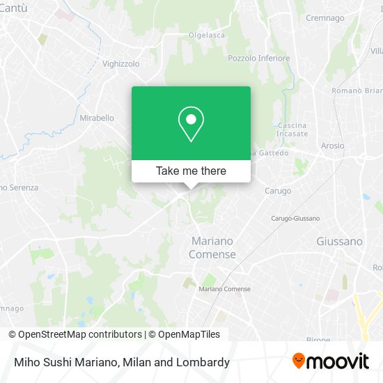 Miho Sushi Mariano map