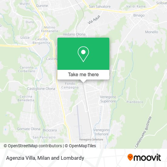 Agenzia Villa map