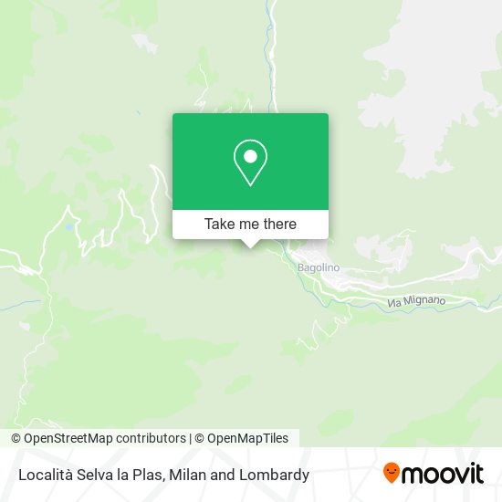 Località Selva la Plas map