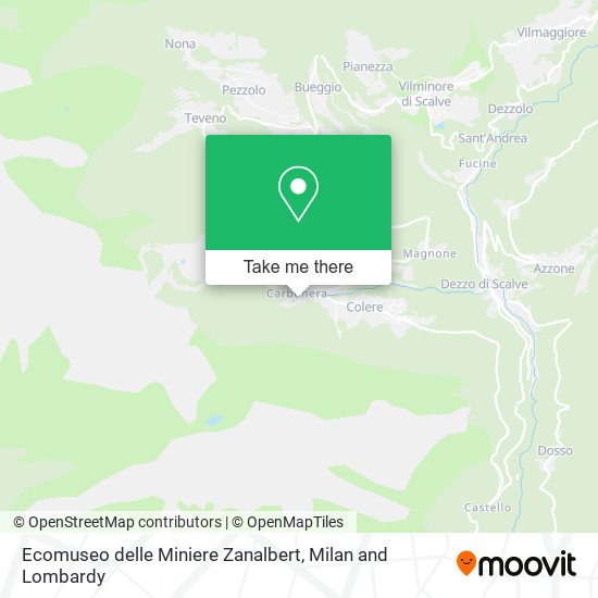 Ecomuseo delle Miniere Zanalbert map