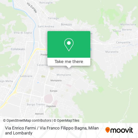 Via Enrico Fermi / Via Franco Filippo Bagna map
