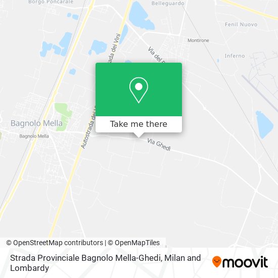 Strada Provinciale Bagnolo Mella-Ghedi map