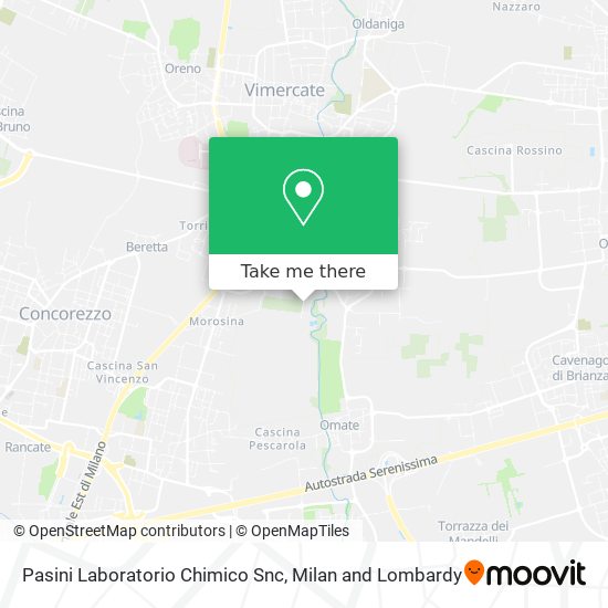 Pasini Laboratorio Chimico Snc map