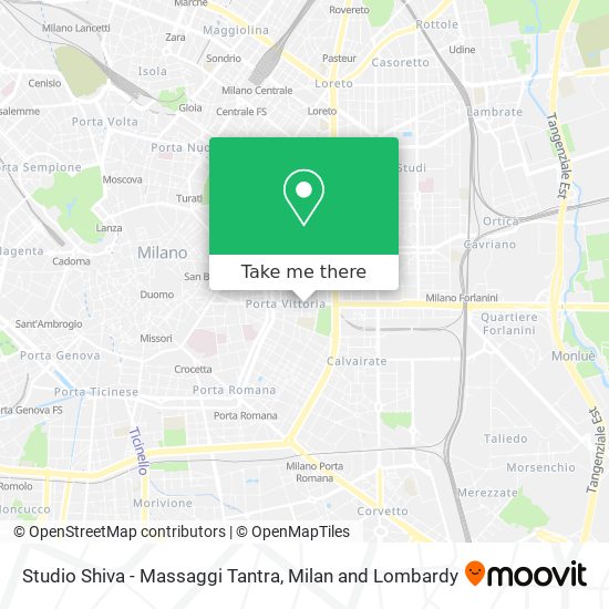 Studio Shiva - Massaggi Tantra map