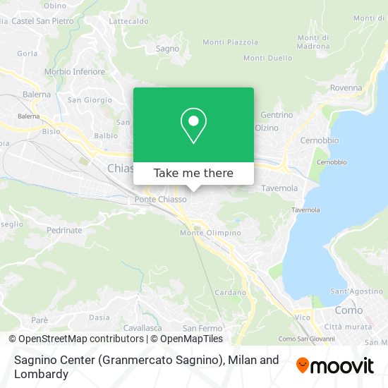 Sagnino Center (Granmercato Sagnino) map