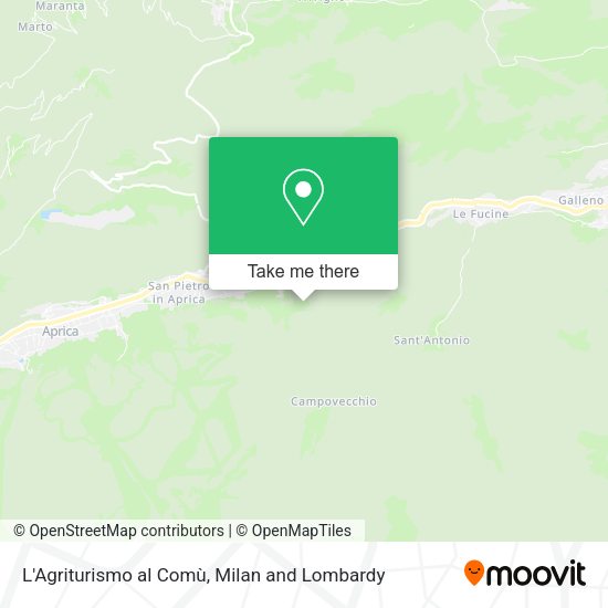 L'Agriturismo al Comù map