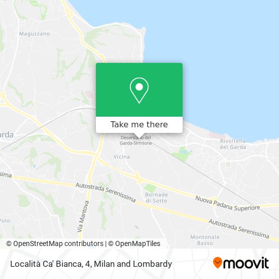 Località Ca' Bianca, 4 map