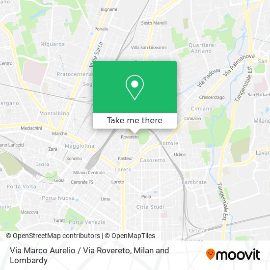 Via Marco Aurelio / Via Rovereto map