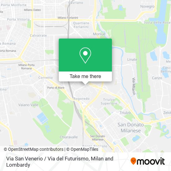 Via San Venerio / Via del Futurismo map